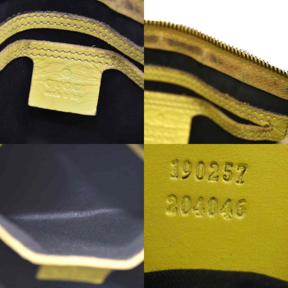 Gucci  GG Plus Monogram Web Stripe Small Joy Boston Yellow - Picture 9 of 15